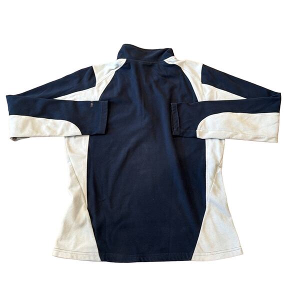 The North Face Women's TKA100 Fleece Quarter Zip Pullover Teal Light Blue Size L - Picture 2 of 7